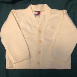 Tommy Hilfiger off white, button down cardigan
